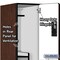 Salsbury Industries 2 Tier 'S' Designer Locker, 54"Wx76"Hx24"D, 6 Door, Mahogany 18-27364MAH - alternate 3
